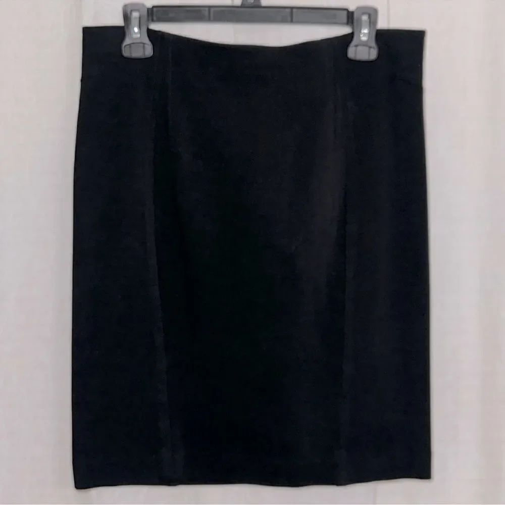 Ann Taylor 10P Black Ponte Knit Professional Pull-On Pencil Skirt